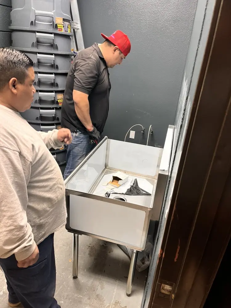 Commercial plumbing and sink installation in Monterey Beach